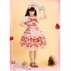 Good Night Mie Mie Dog Strawberry Roll JSK(Pre-Order/Full Payment Without Shipping)